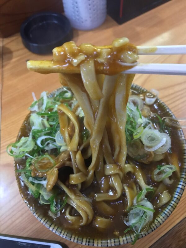 カレー蕎麦_麺その1