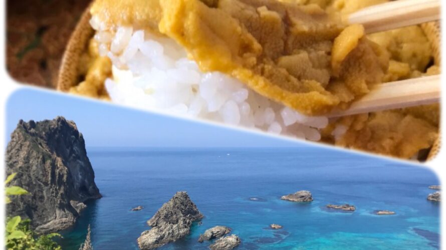 積丹岬・島武意海岸（しまむいかいがん）で遊び「鱗晃」でウニ丼を食べる