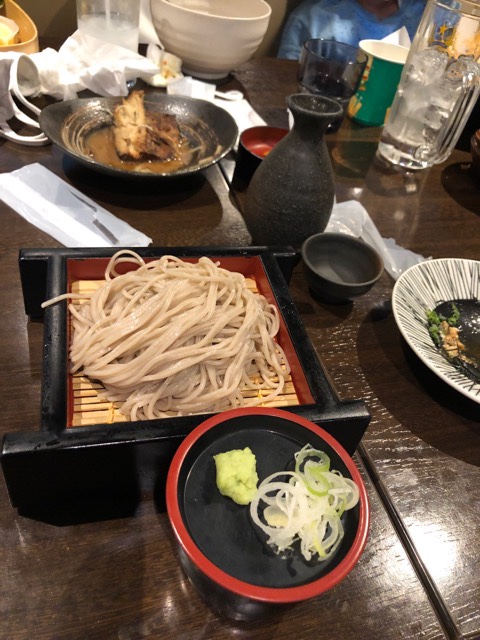 札幌アピア_山の猿_お蕎麦と日本酒