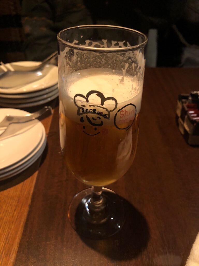 心○_初めのビール
