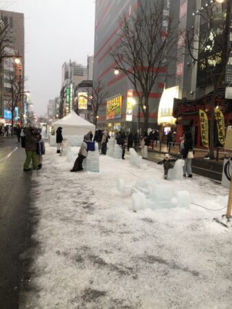 すすきの会場_ホコ天