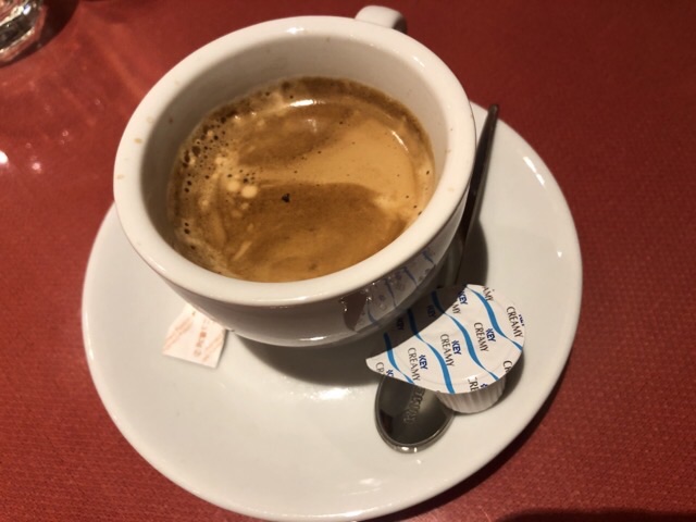 ランチセットのコーヒー