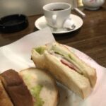 珈琲店 エーデルワイスでワンコインサンドイッチ（ドリンク付き）B.L.T