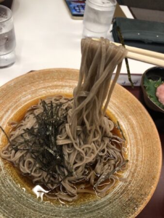 ぶっかけたぬきミニねぎとろ丼_麺