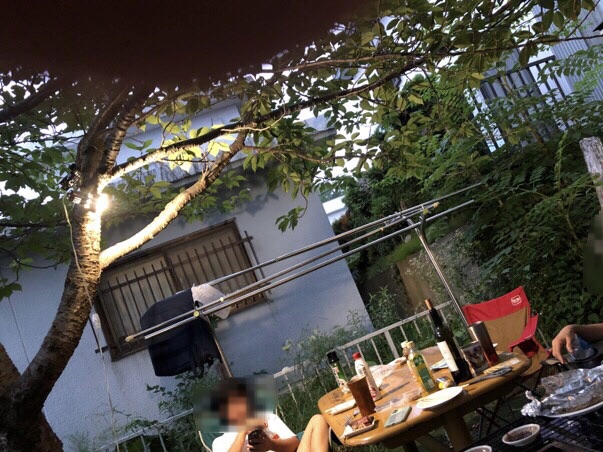 BBQの風景