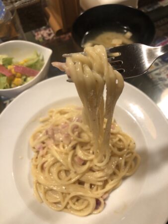 日替わり_カルボナーラ_麺