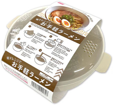 電子レンジでお手軽ラーメン