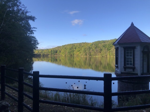 取水塔の風景