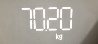朝の体重測定