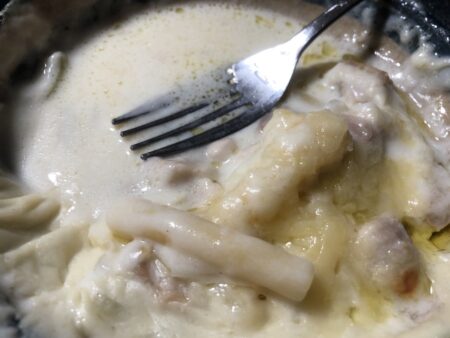 本日の晩ごはん_グラタンのアップ