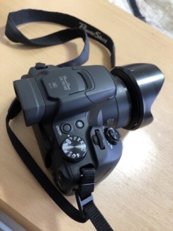 CanonPowerShotSX70HSのダイヤルが見える角度