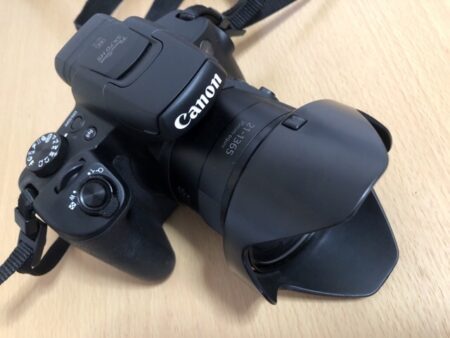 CanonPowerShotSX70HSのレンズ側から