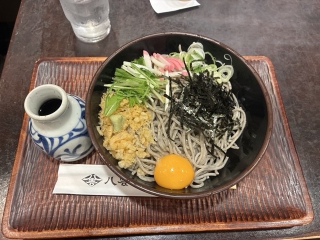 ごまそば八雲札幌国際ビル店の冷やしたぬきそば